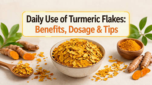 Daily Use of Turmeric Flakes: Benefits, Dosage & Tips